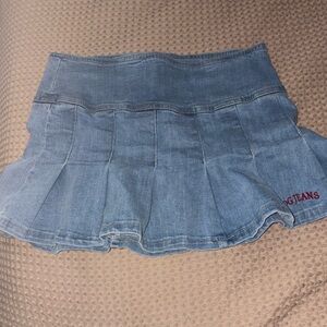 Mini jeans skirt